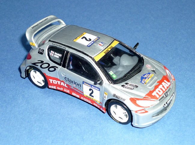 Kit déco Peugeot 206 WRC 2001